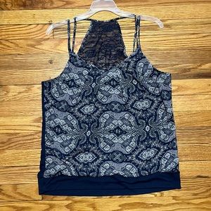 Maurices. Size Large. Camisole. Blue/Lavender/Cream/Olive. Like new.